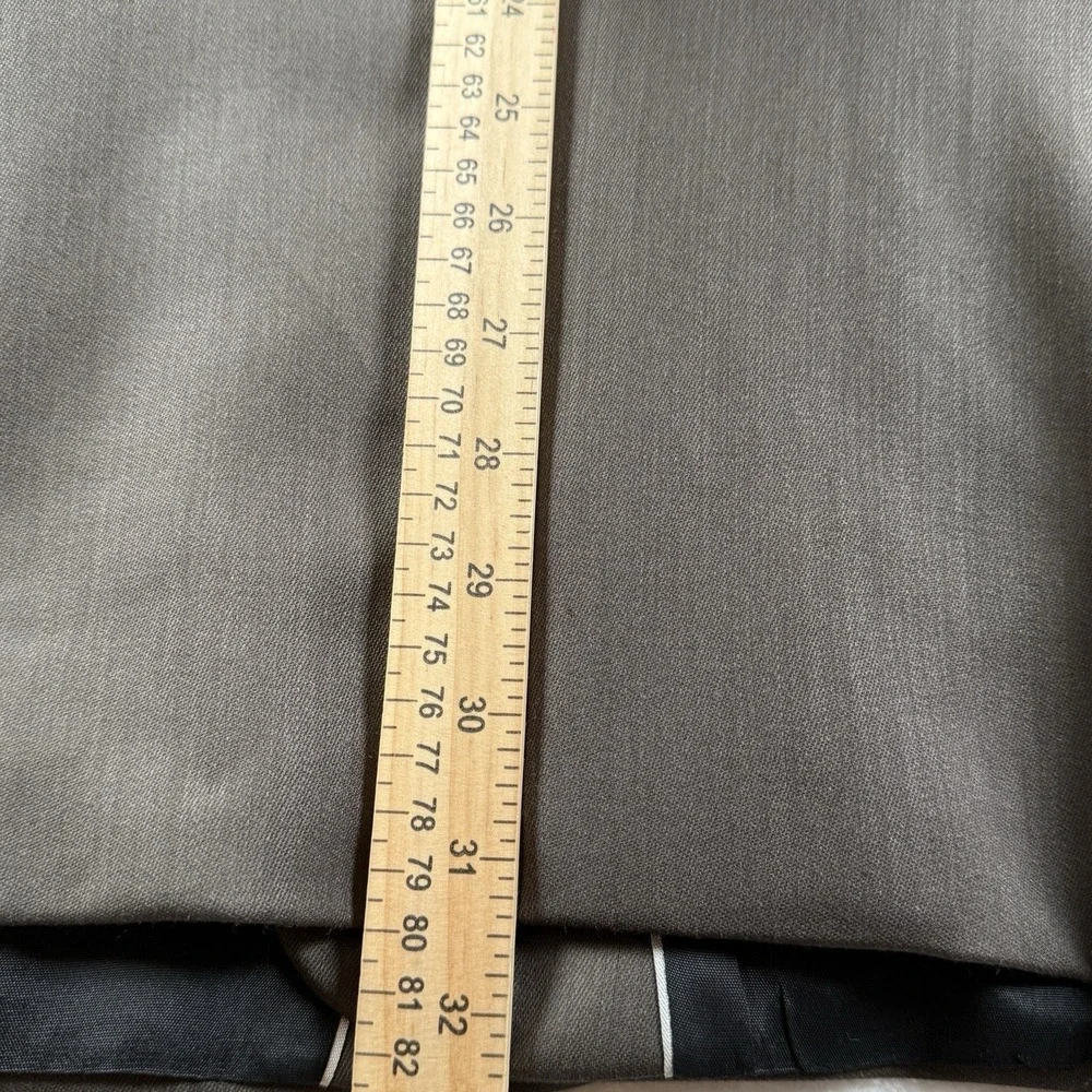 Pierre Cardin Men's Brown Blazer‎ 48R Wool 2 Button Repaired Damage